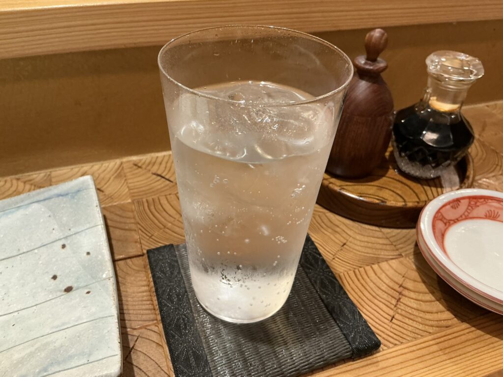 天ぷら浅沼の山椒スピリッツ