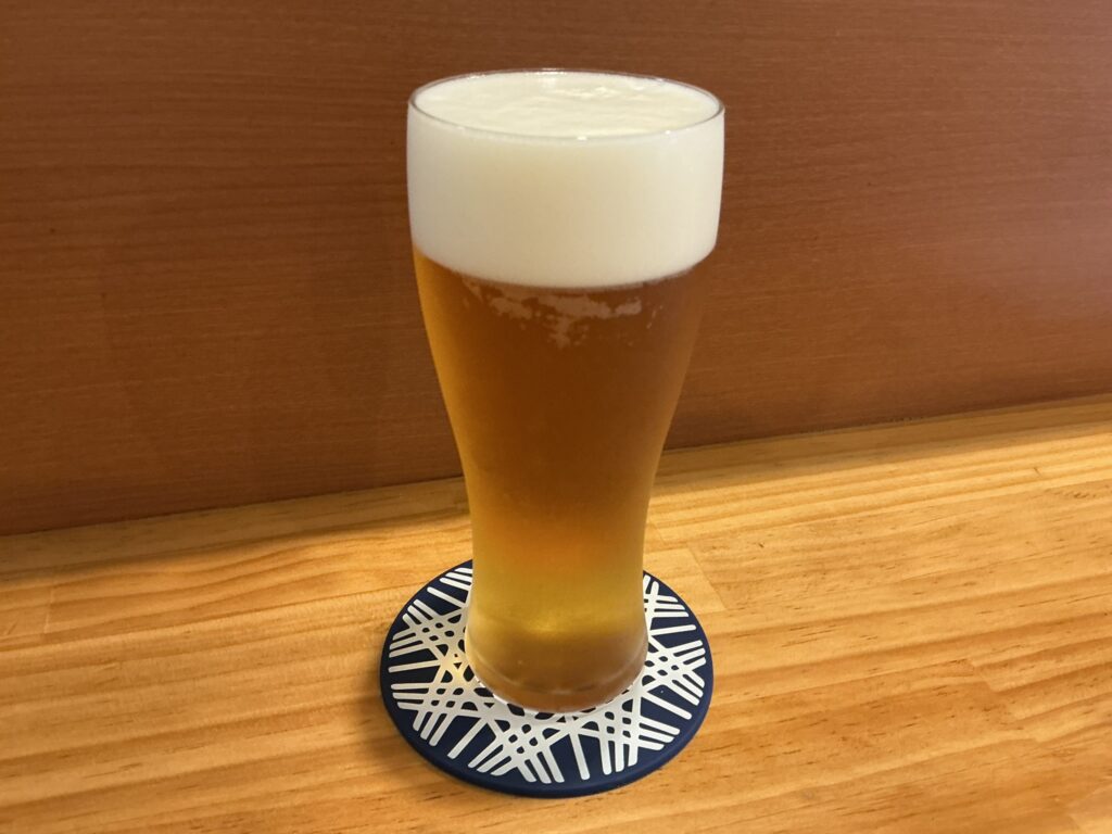 蕎麦と日本酒いちえのビール