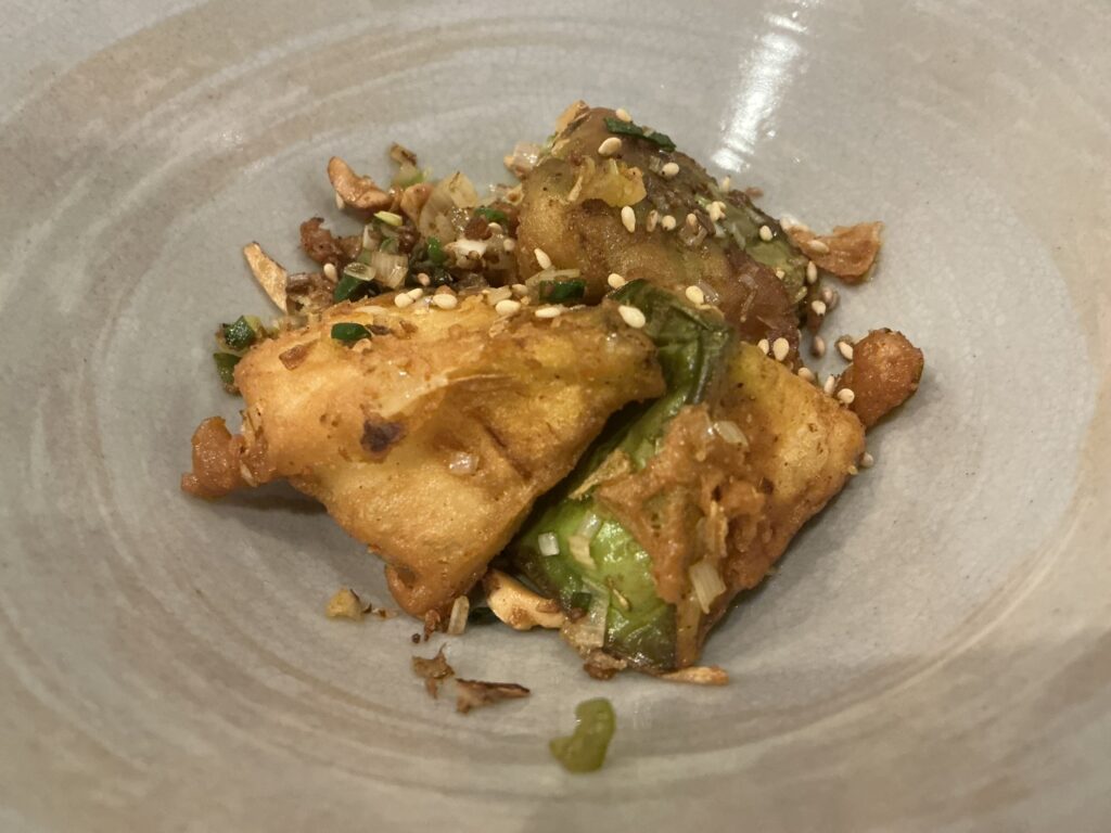 豊栄のみどりナスの炒め物