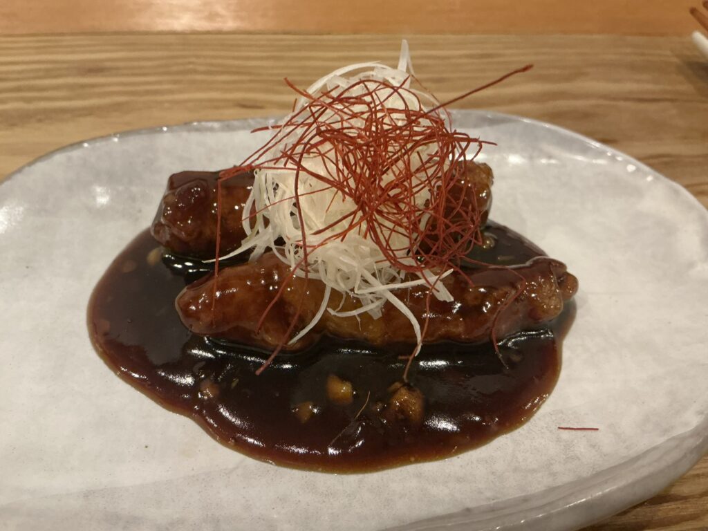 豊栄の黒酢の酢豚