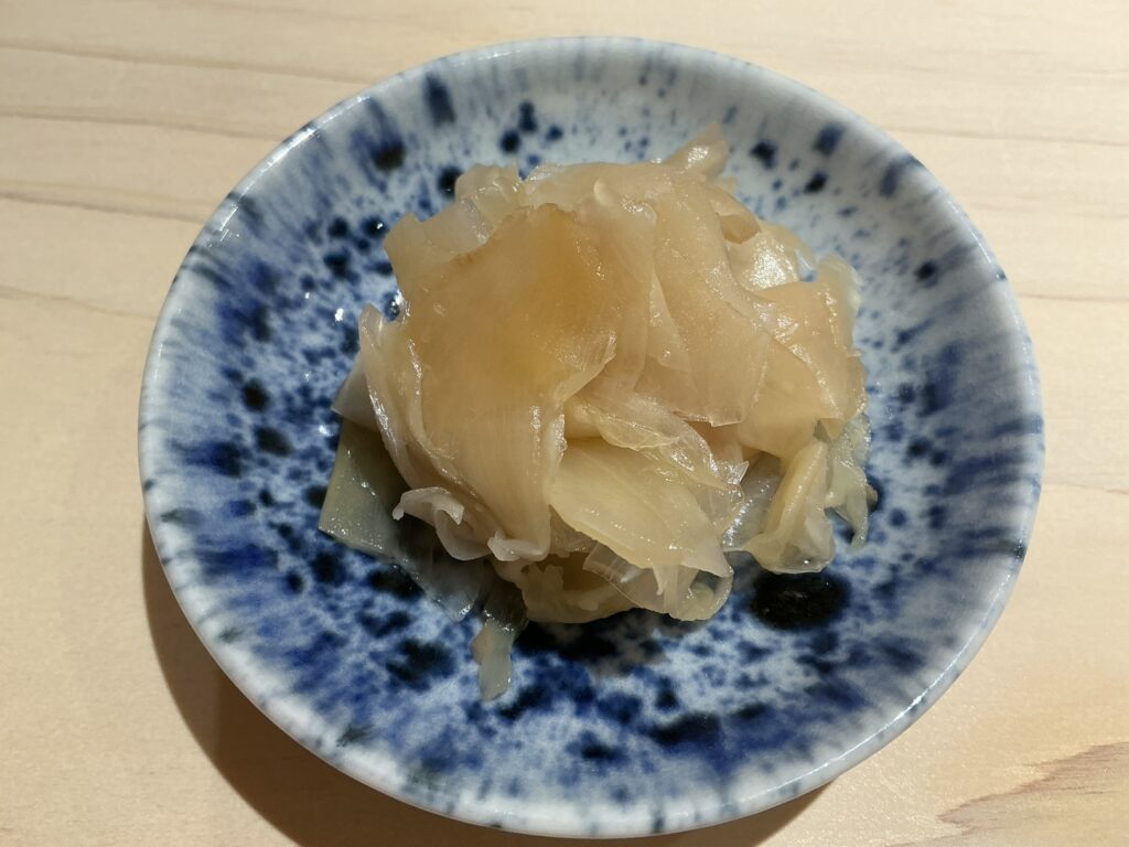 すし処優勝のガリ