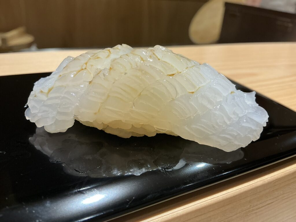 すし処優勝のアオリイカ