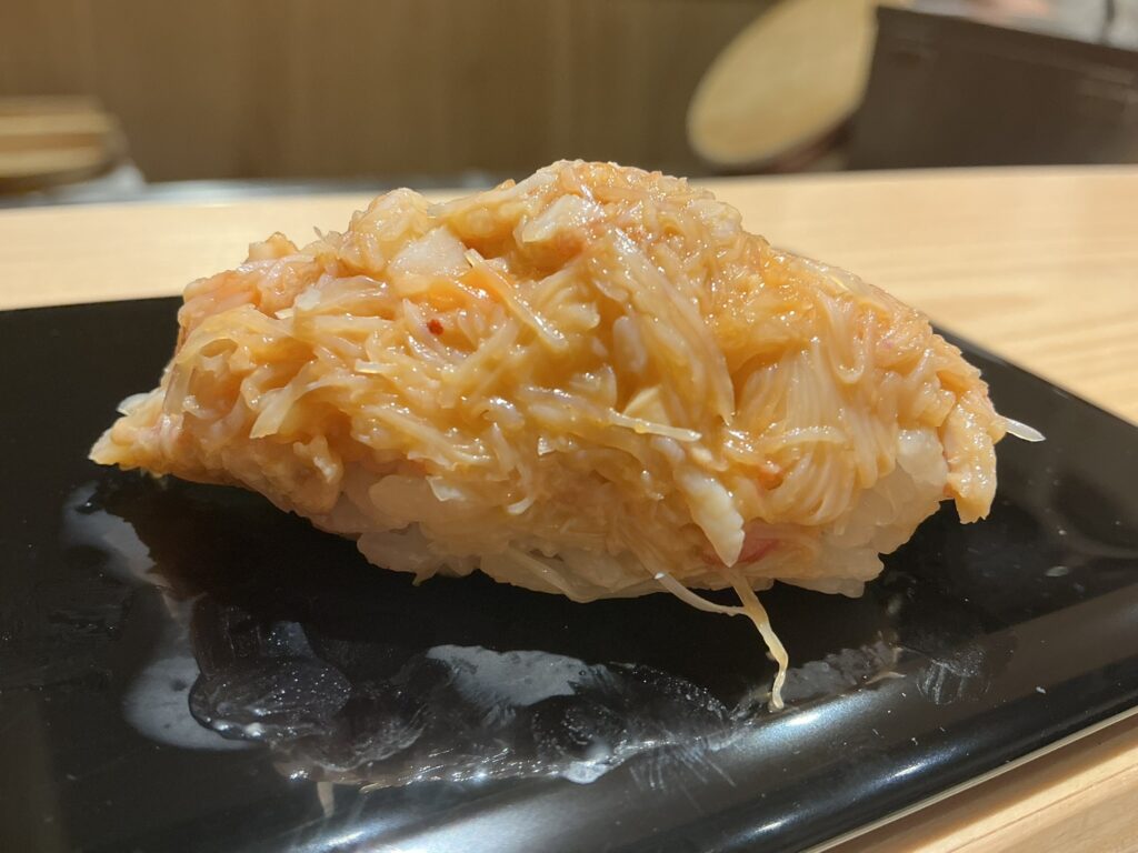 すし処優勝のケガニ