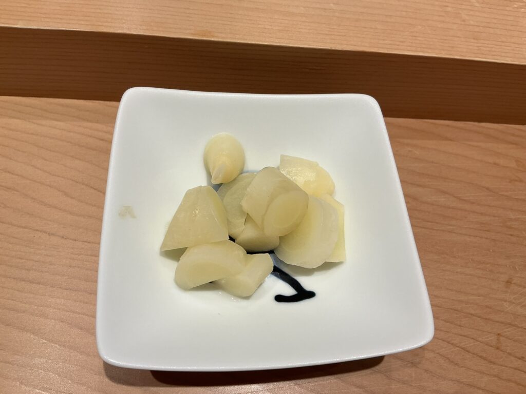 寿司清のガリ