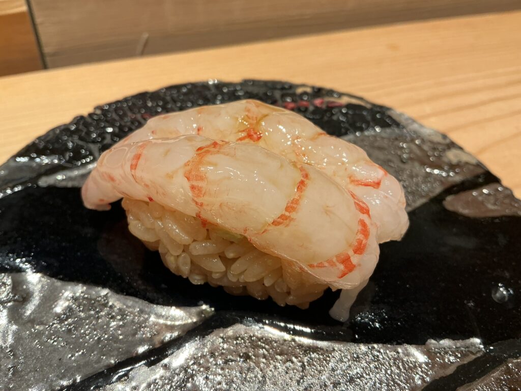 寿司清のシマエビ