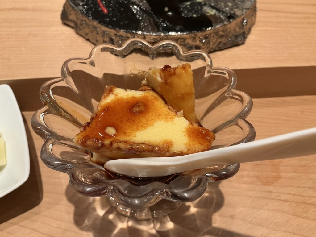 寿司清のプリン