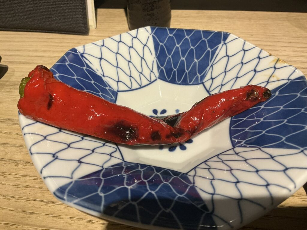 とり卓忠の万願寺唐辛子