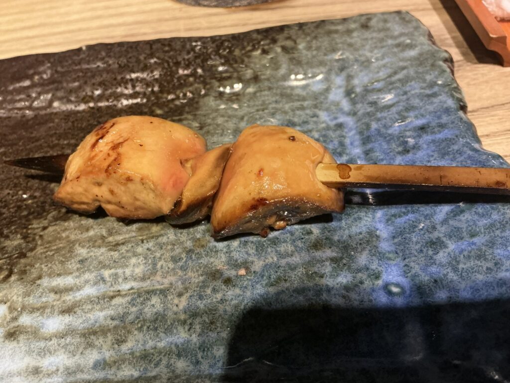 とり卓忠のほろほろ鶏の白レバー
