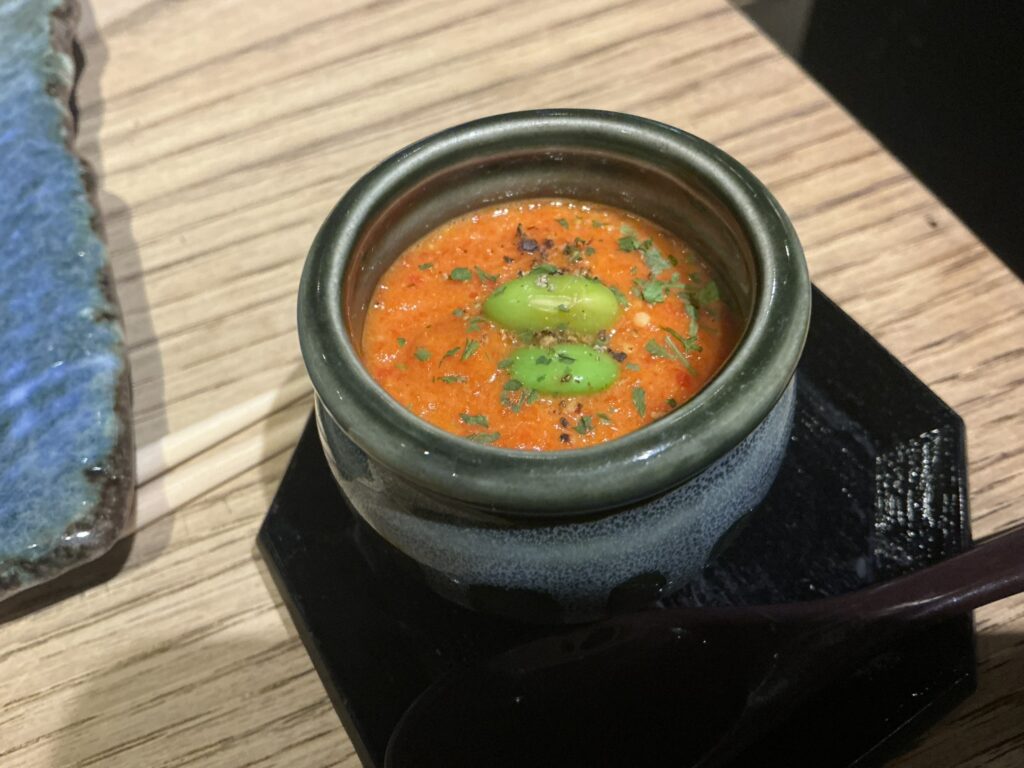 とり卓忠の栃木シャモの卵を使った茶碗蒸し