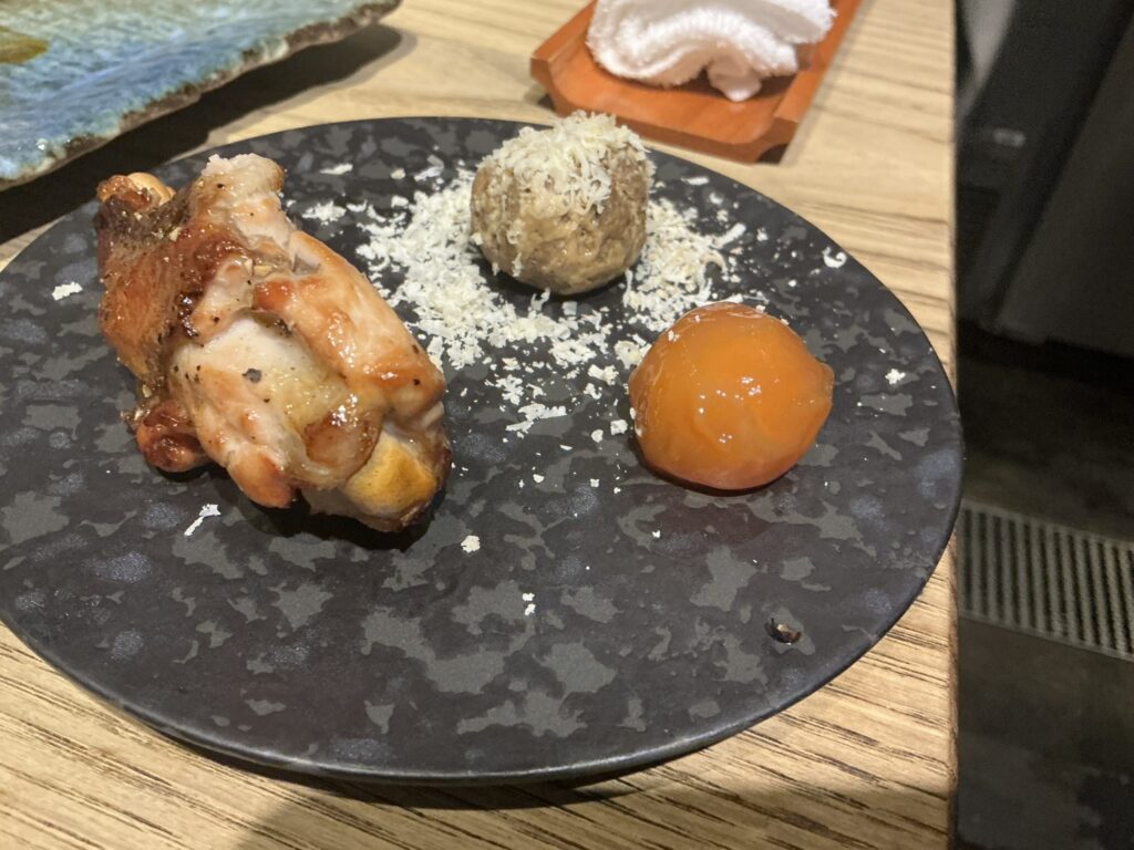 とり卓忠の燻製3種盛り