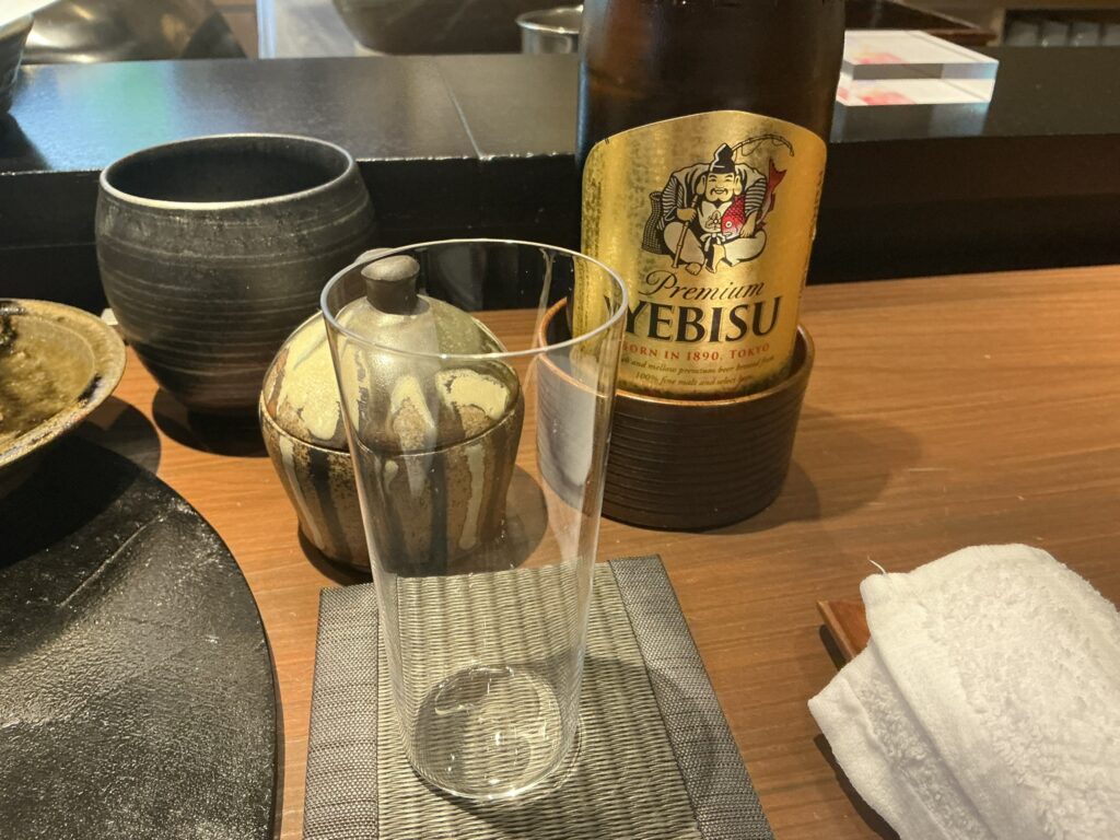 天々蕎々うめ庵のビール
