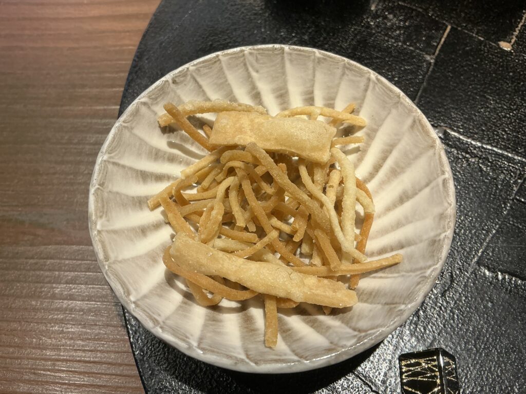 天々蕎々うめ庵のお通し