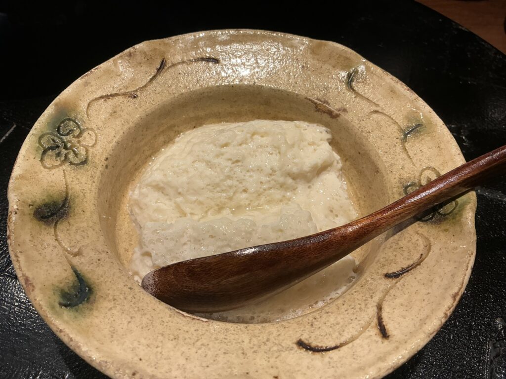 天々蕎々うめ庵のねむり豆腐