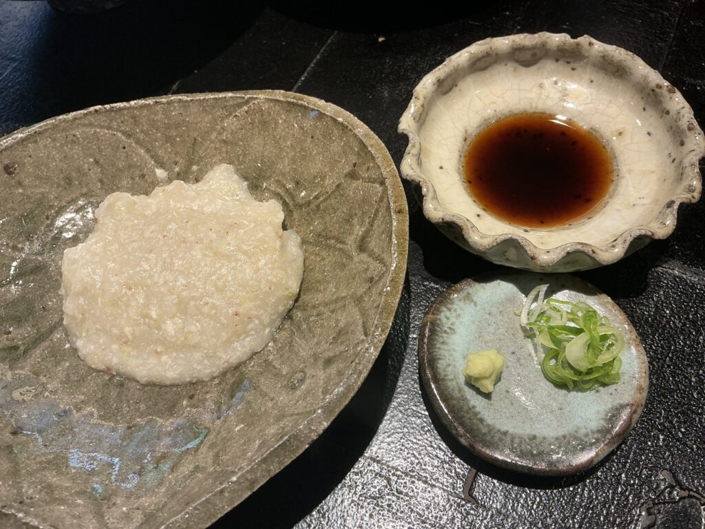 天々蕎々うめ庵のそばがき