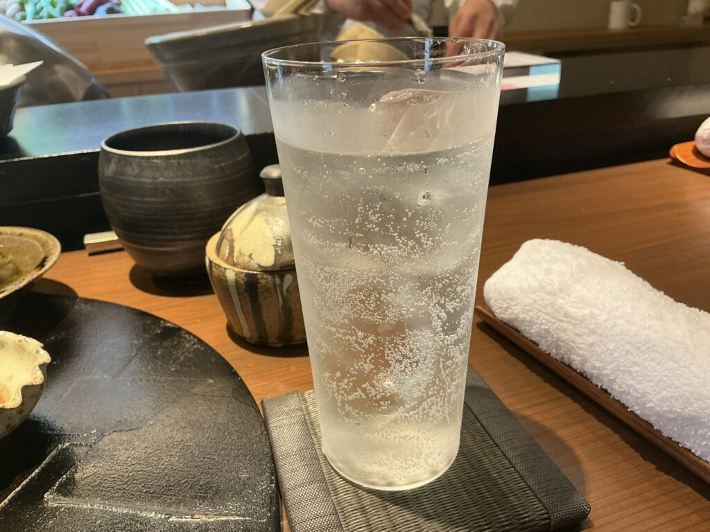 天々蕎々うめ庵の蕎麦焼酎
