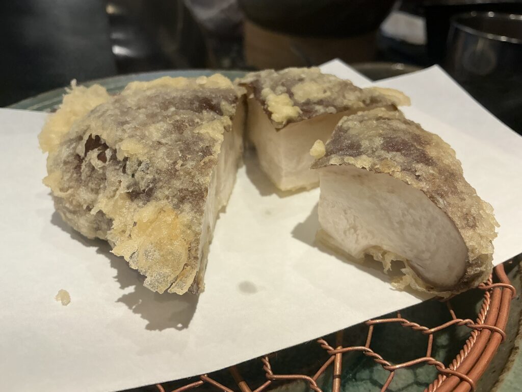 天々蕎々うめ庵のシイタケ