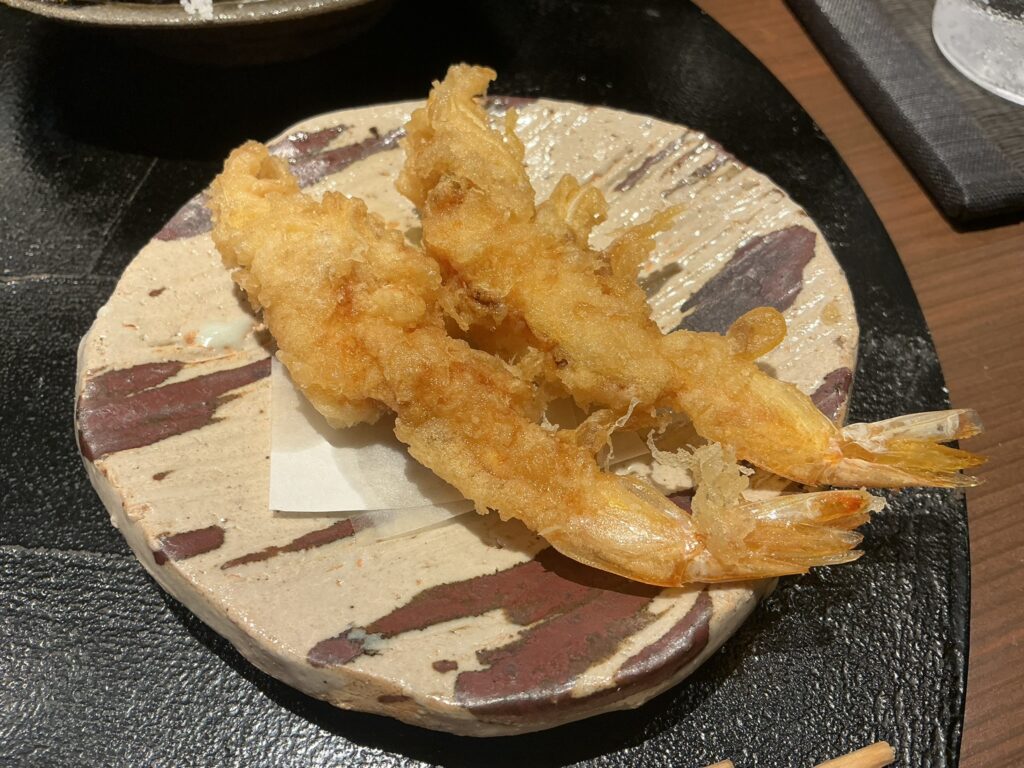 天々蕎々うめ庵の芝海老