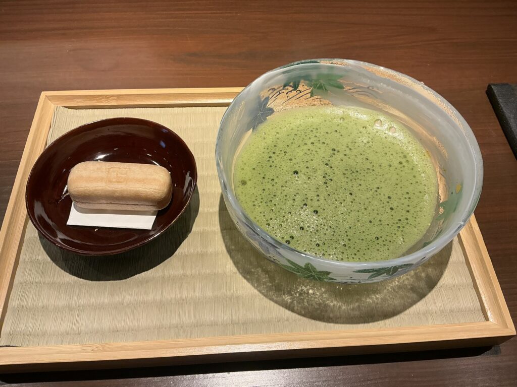 天々蕎々うめ庵の抹茶