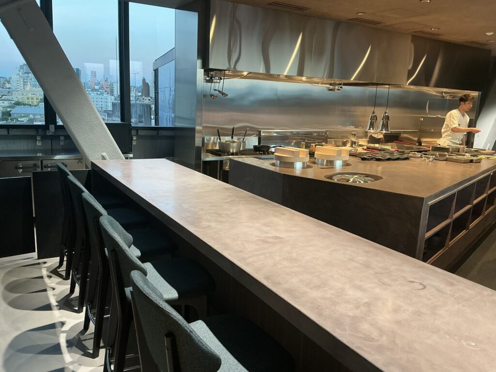 がぶう原宿店の店内