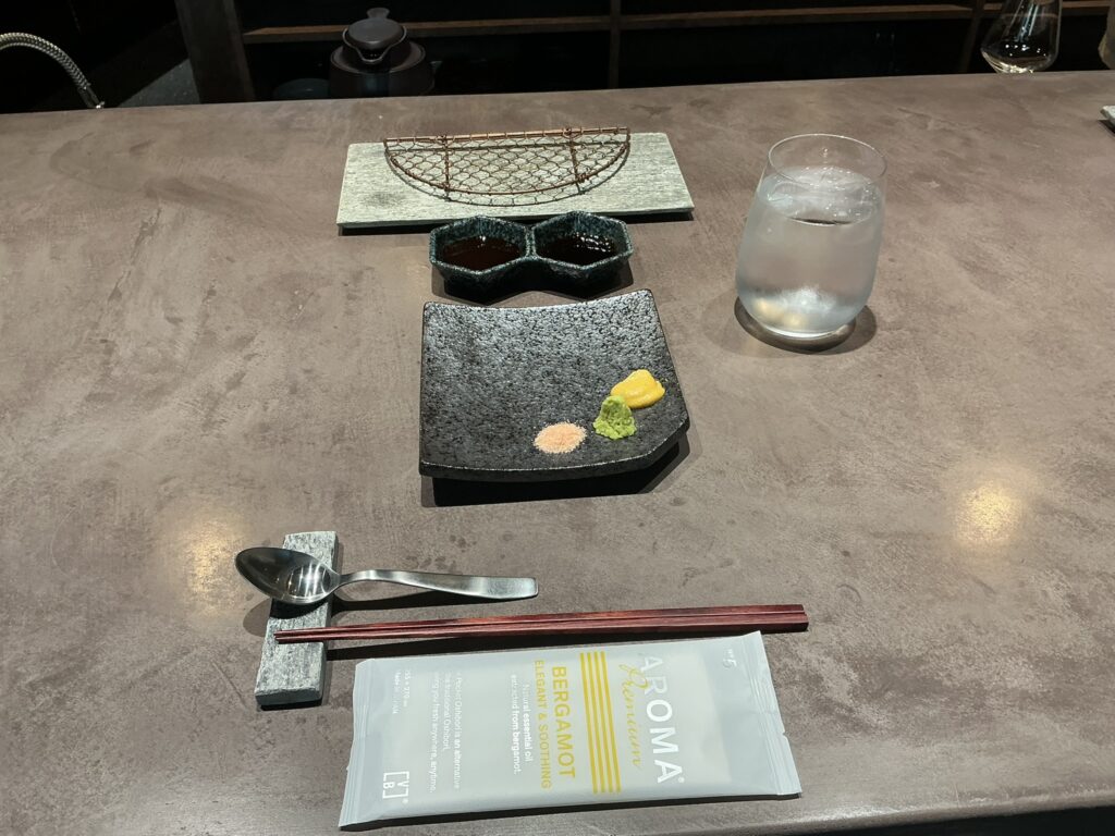 がぶう原宿店のテーブルセット