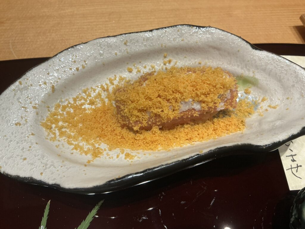 鮨に出汁わるつのおはぎ
