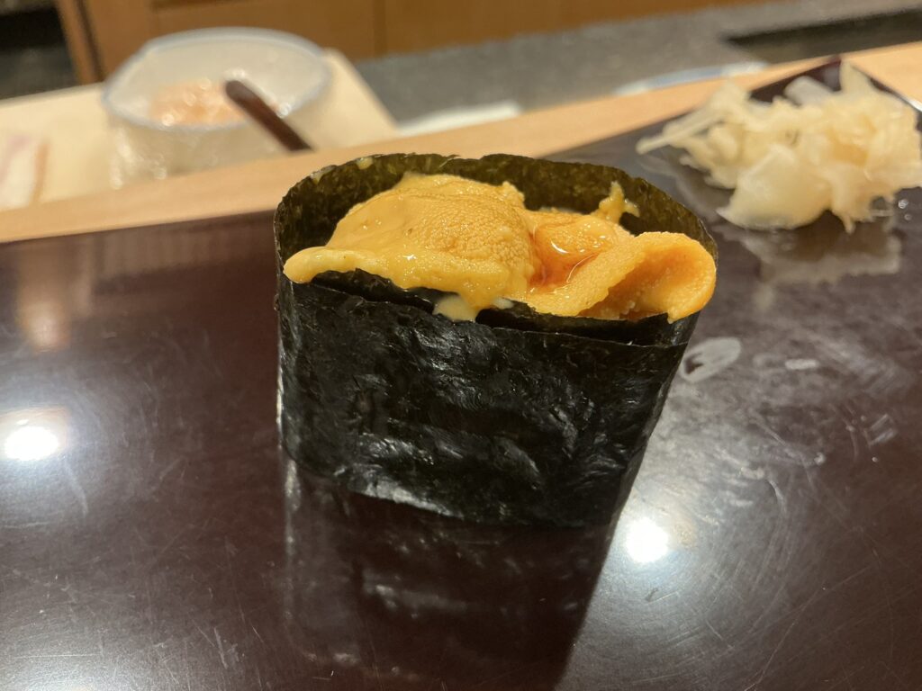 なか條の赤ウニ