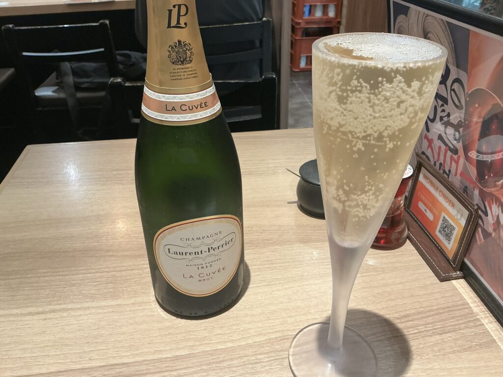 俺の割烹そばGINZA5の俺のシャンパン