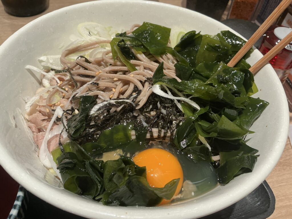 俺の割烹そばGINZA5の元祖俺のそばー肉そば