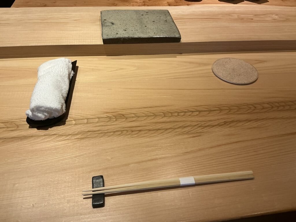 鮨喜へいのカウンターセット