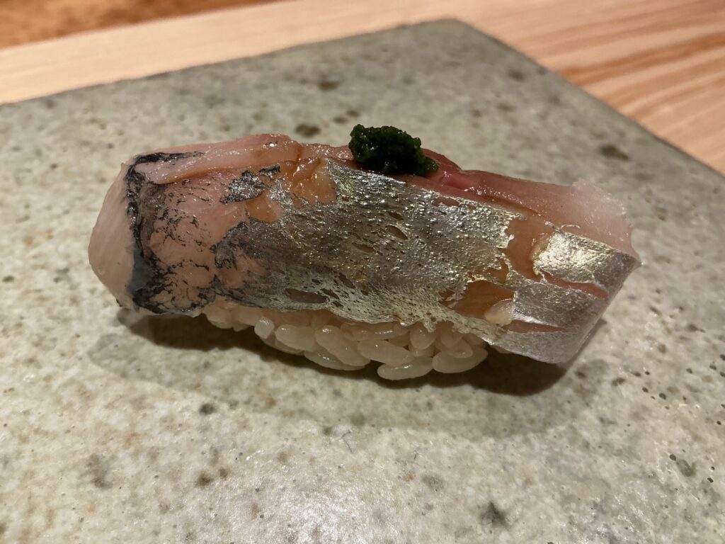 鮨喜へいのアジ