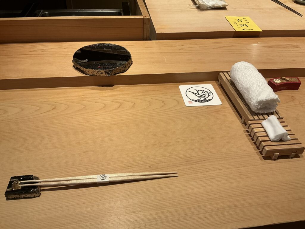 寿司清のカウンターセット
