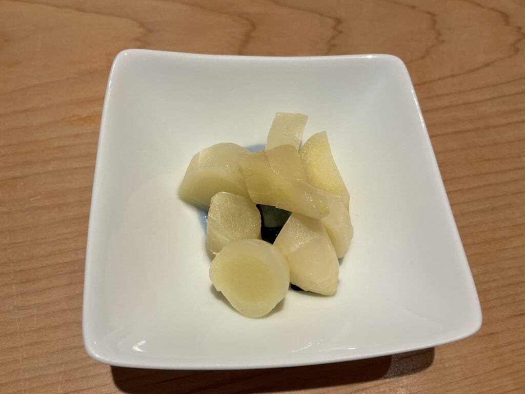 寿司清のガリ