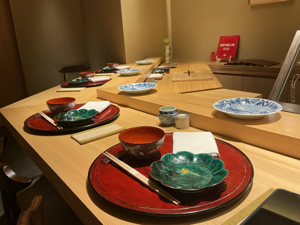 天ぷら北川の店内