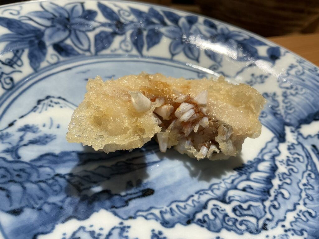 天ぷら北川のアマダイ