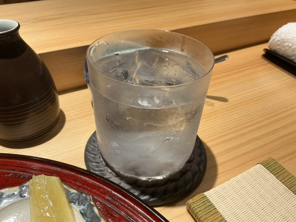 天ぷら北川の山椒スピリッツ
