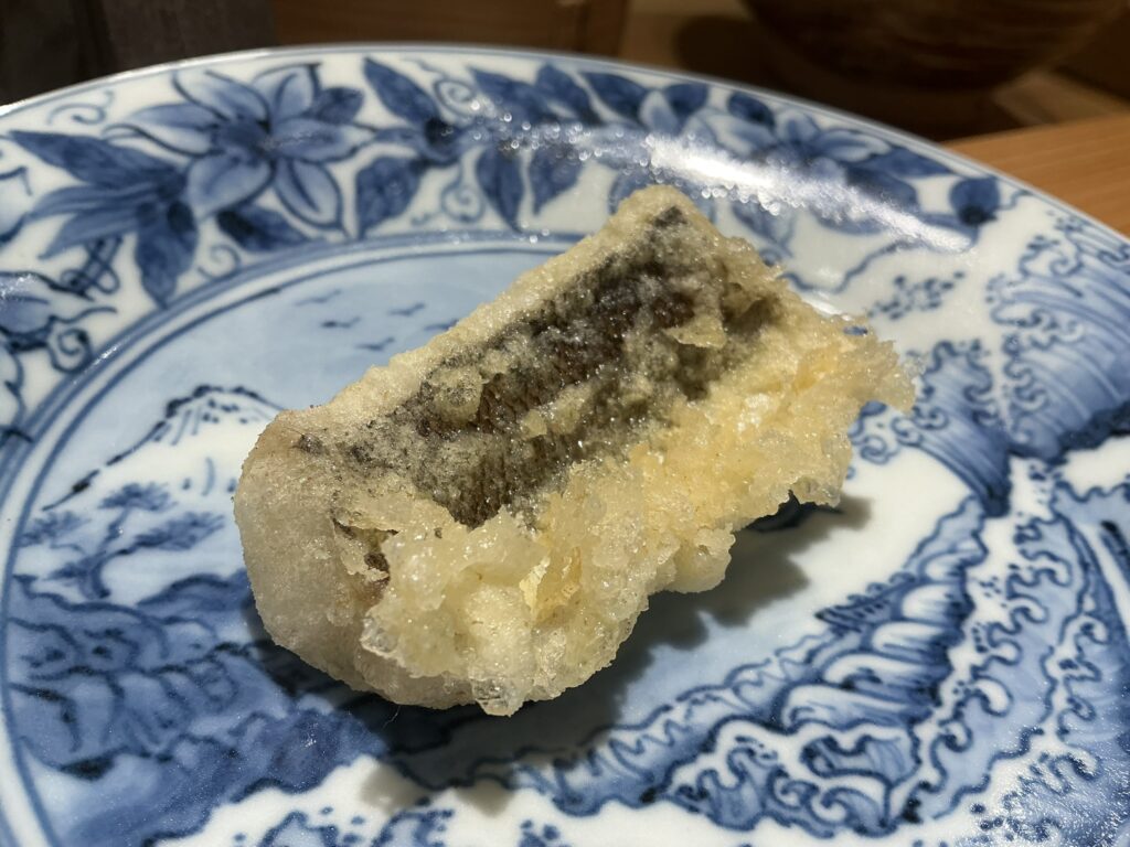 天ぷら北川のカマス