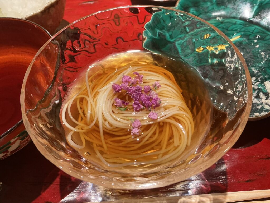 天ぷら北川の素麺