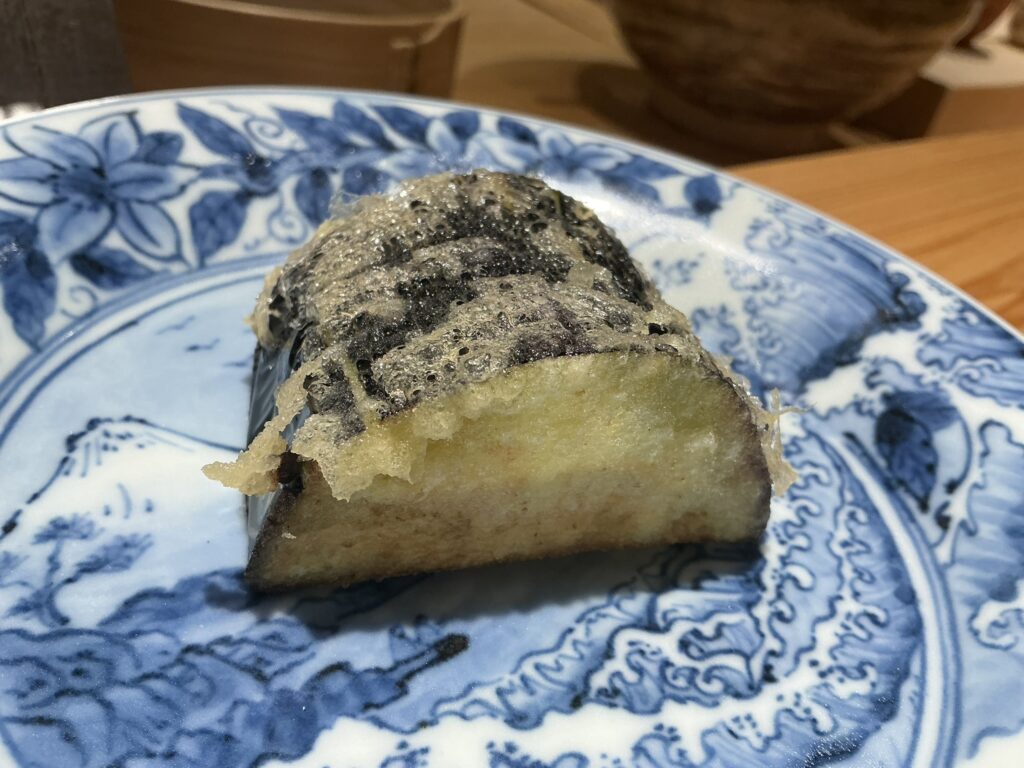 天ぷら北川のナス