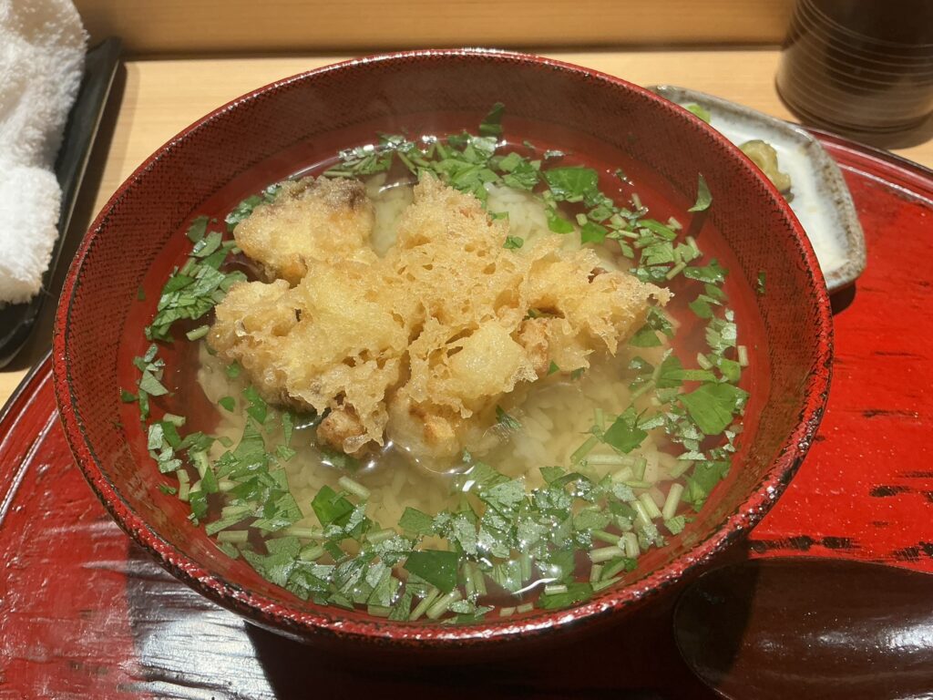 天ぷら北川の天茶