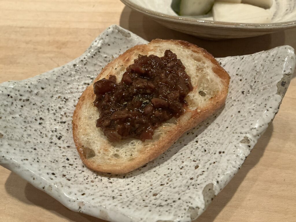鳥しきの鶏の煮込み