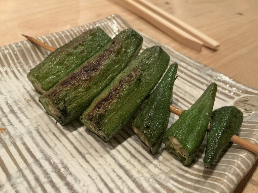 鳥しきのオクラ