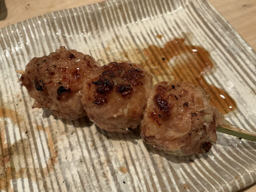 鳥しきのつくね