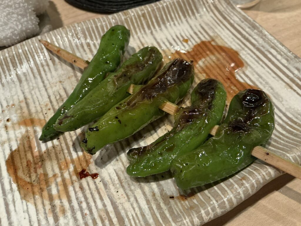 鳥しきのシシトウ