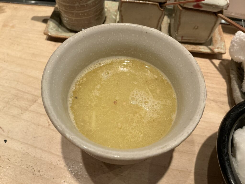 鳥しきの鶏スープ