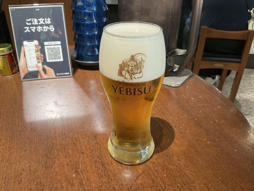 すす流のエビスビール