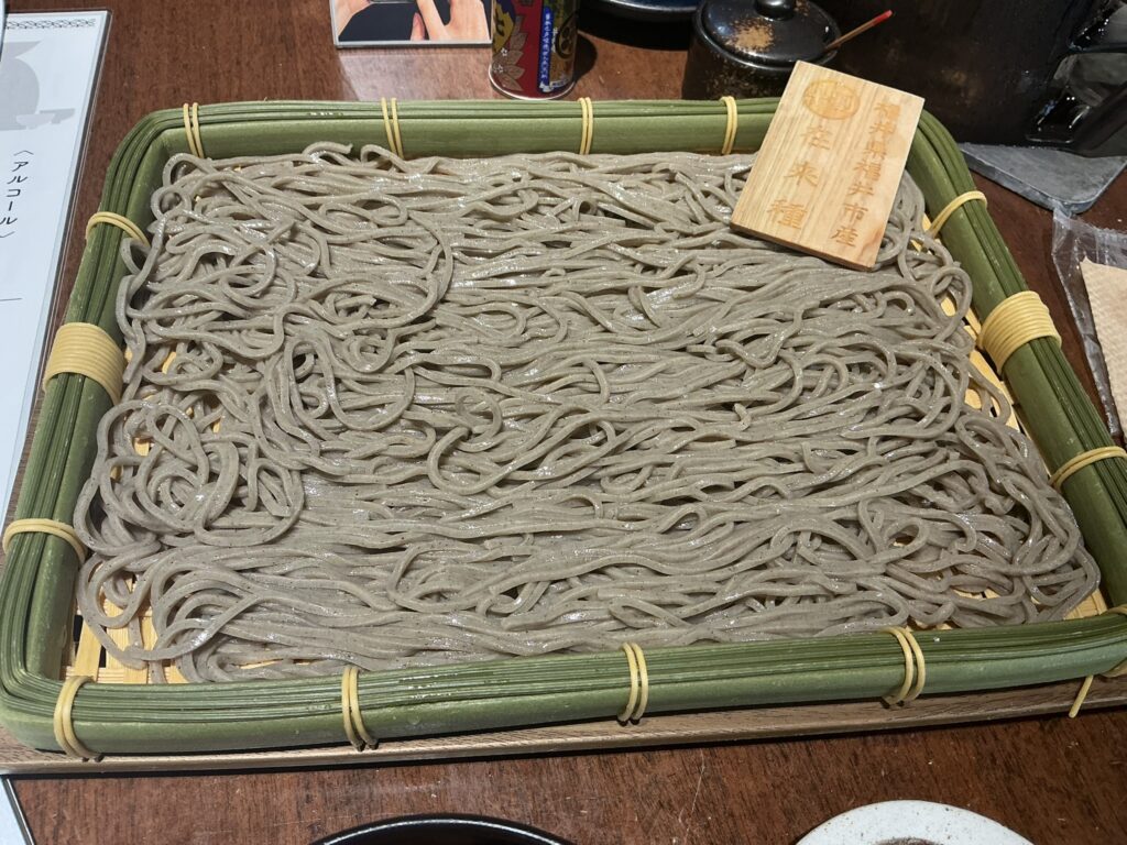 すす流の十割蕎麦