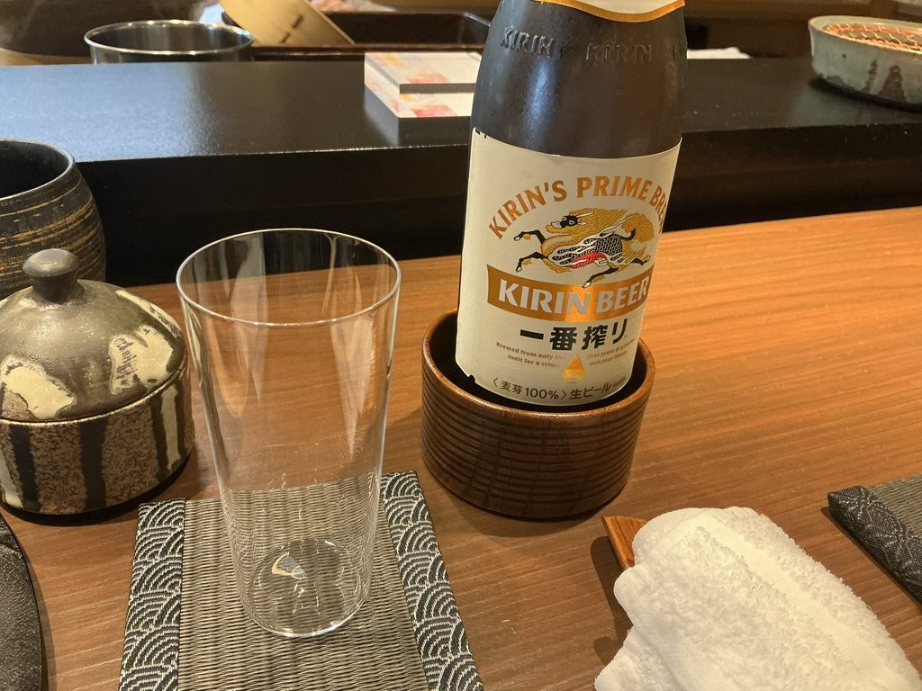 天々蕎々うめ庵のビール