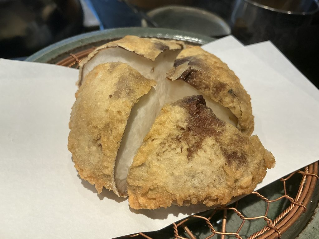 天々蕎々うめ庵のシイタケ