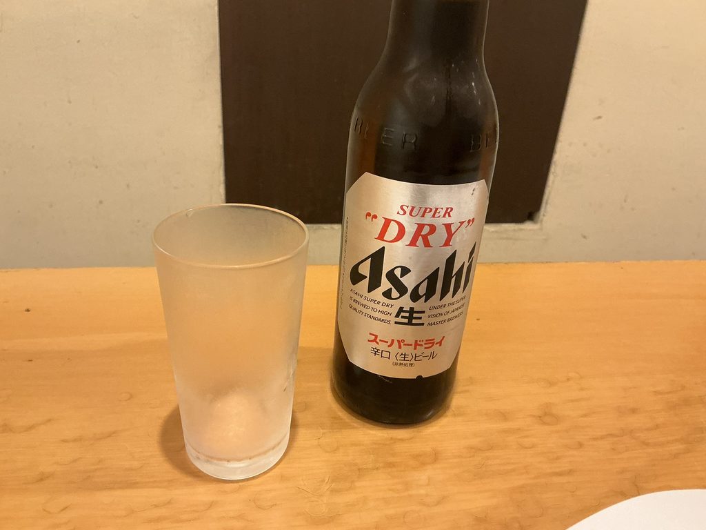 蕎麦切 砥喜和のビール