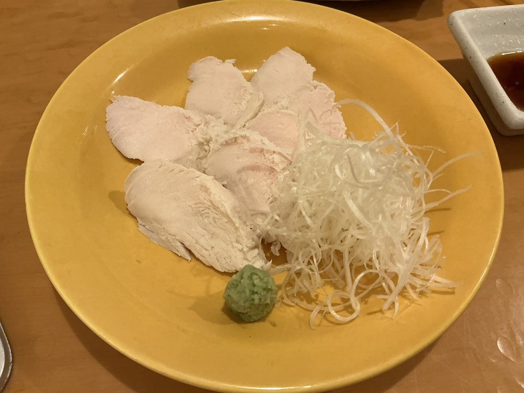 蕎麦切 砥喜和のとりわさ